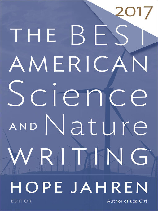 Title details for The Best American Science and Nature Writing 2017 by Hope Jahren - Wait list